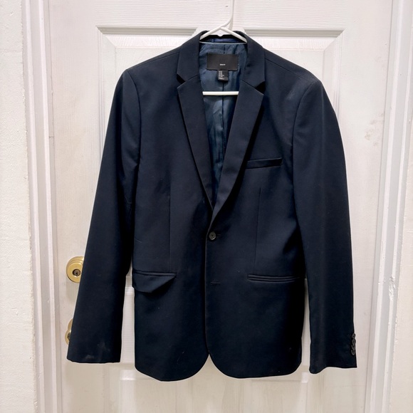 H&M Slim Fit Navy Blazer 38R - Picture 1 of 6